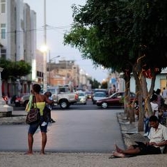 Cabo Verde streets and people — PAS-0342