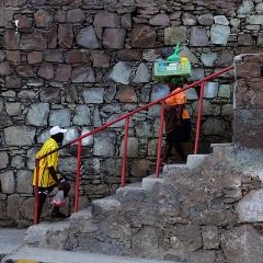 Cabo Verde streets and people — PAS-0322