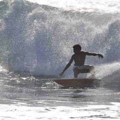 Robertney Barros surfing Ponta Preta — SPO-0150